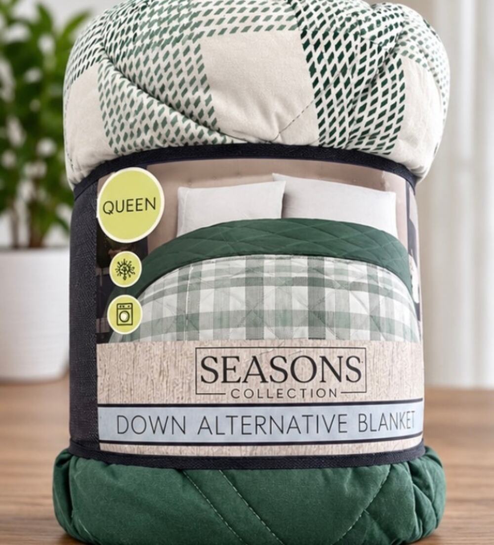 Seasons Collection Queen Down Alternative Blanket 
 Lightweight Bedding